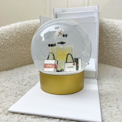 Chanel VIP Gift Perfume Bottles Christmas Snow Globe