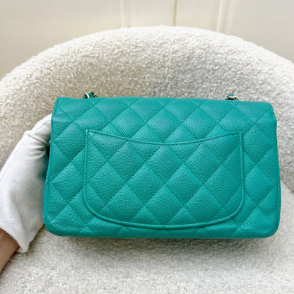 Chanel Classic Mini Rectangle Flap in Turquoise Caviar and LGHW