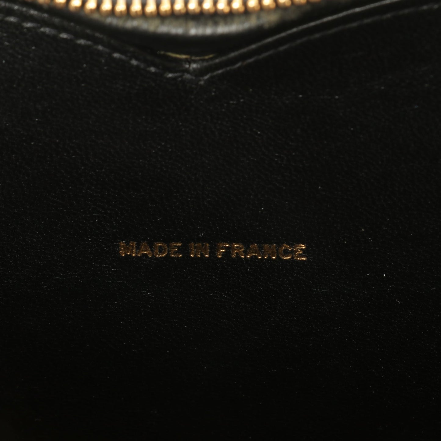 Chanel Around 1995 Made Patent Heart Cc Mark Stitch Vanity Black
