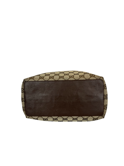 Gucci Jacquard x Leather Tote