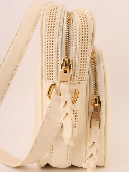 LOUIS VUITTON 2007 Made Cuir Bequia Trotter Mm Blanc