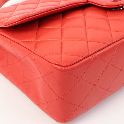 Chanel Around 1997 Made Classic Flap Top Handle Bag Red