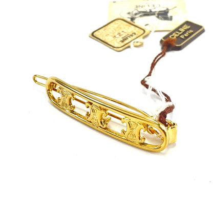 CELINE Triomphe barrette Head accessories hair clip xefm53