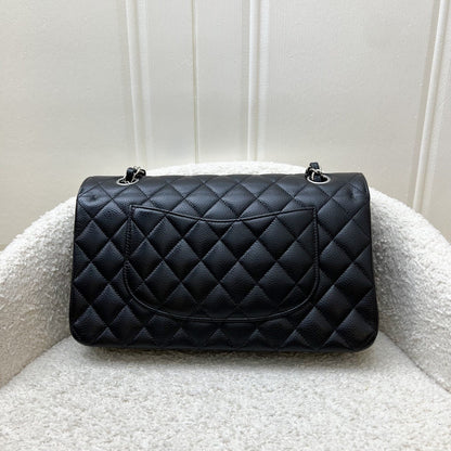 [Local Full Set - Original Receipt - Jun 2021] Chanel Medium Classic Flap CF in Black Caviar and SHW (Model: A01112)