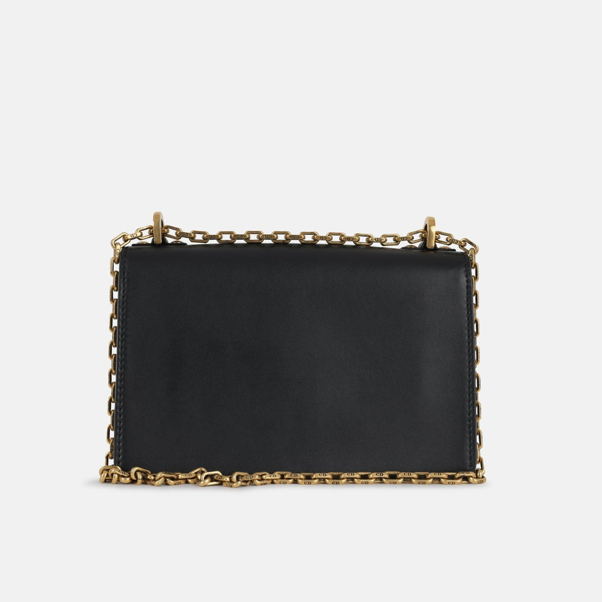 Dior J’adior Flap Bag Black Calfskin Leather GHW