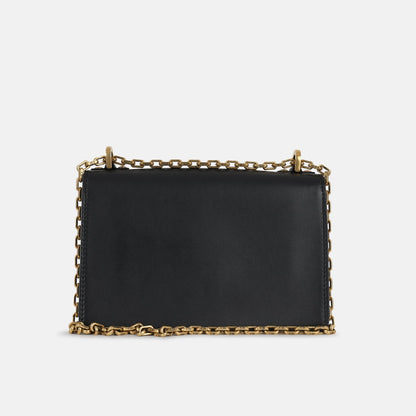 Dior J’adior Flap Bag Black Calfskin Leather GHW