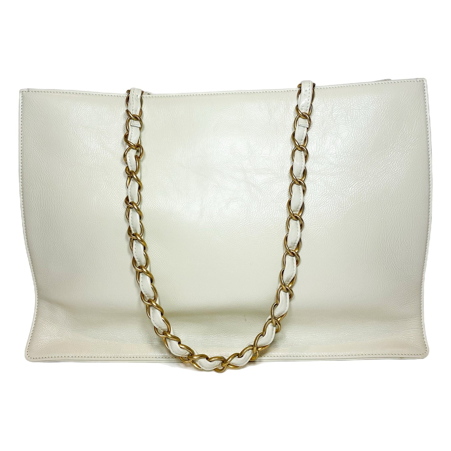 Chanel Ivory Shopping Tote