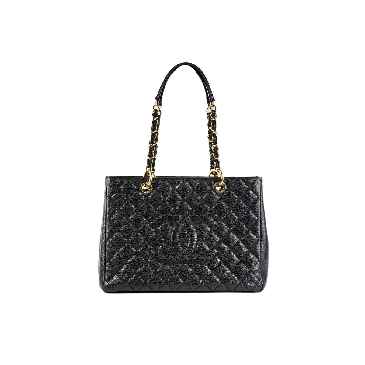 Chanel GST Caviar Black Tote Bag