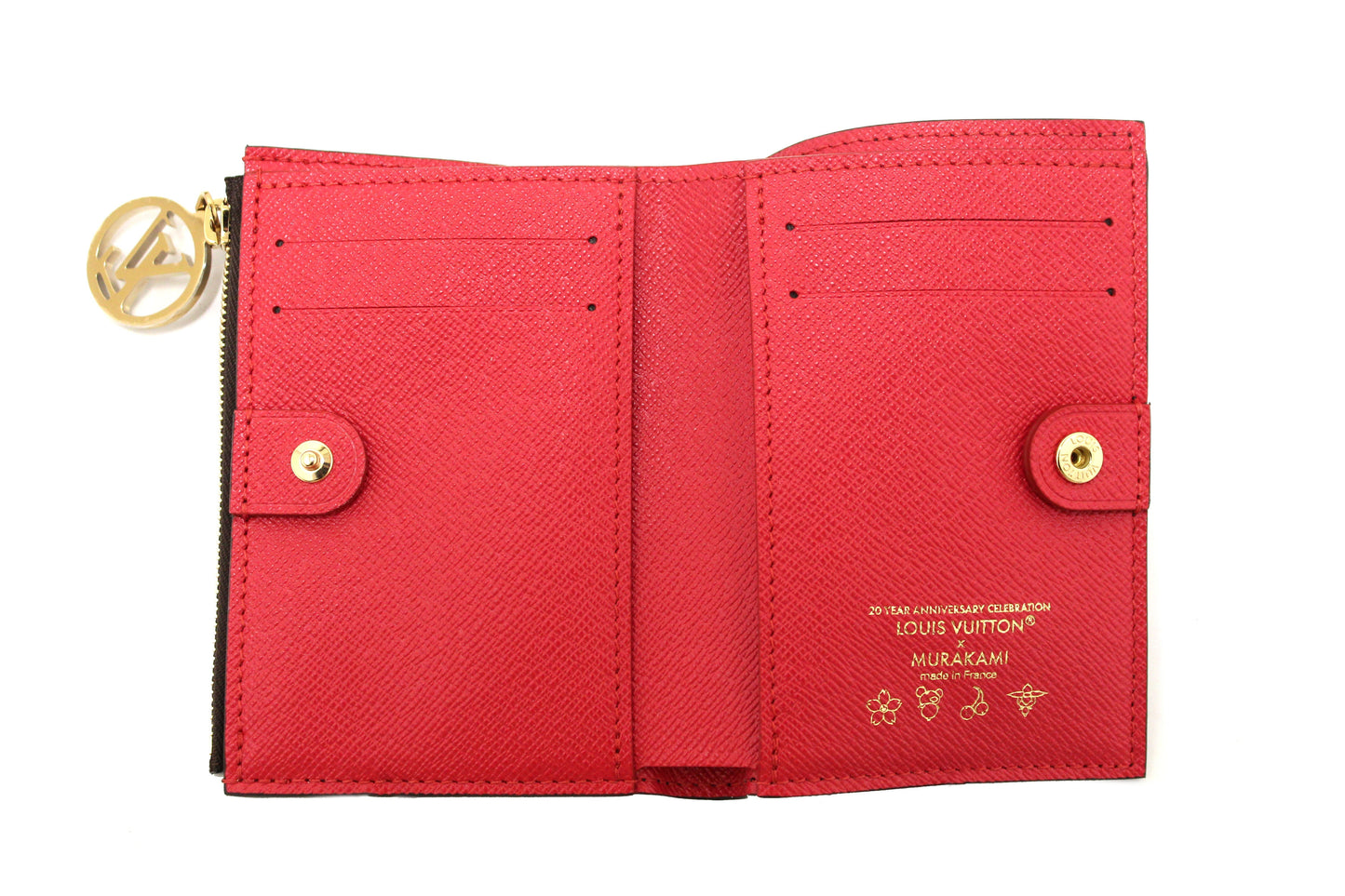 NEW Louis Vuitton LV x TM Cerise Lisa Bifold Wallet