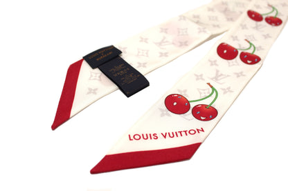 NEW Louis Vuitton White LV x TM Cerise Twilly Bandeau