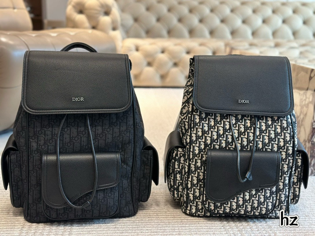 MBG075 Saddle Backpack with Flap / 10.5x16x5.5inches