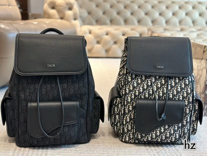 MBG075 Saddle Backpack with Flap / 10.5x16x5.5inches