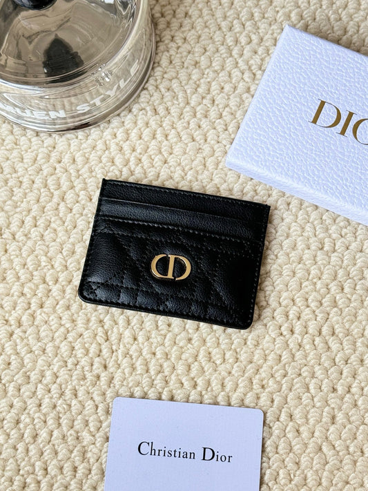 DR500 Dior Caro Freesia Card Holder /  4 x 3 x 0.25 inches