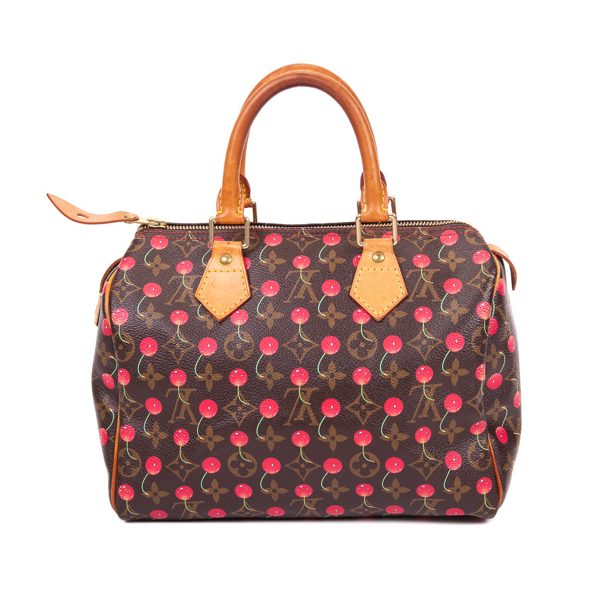 Louis-Vuitton Limited Edition Cerise Speedy 25 Bag