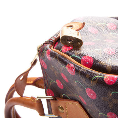 Louis-Vuitton Limited Edition Cerise Speedy 25 Bag
