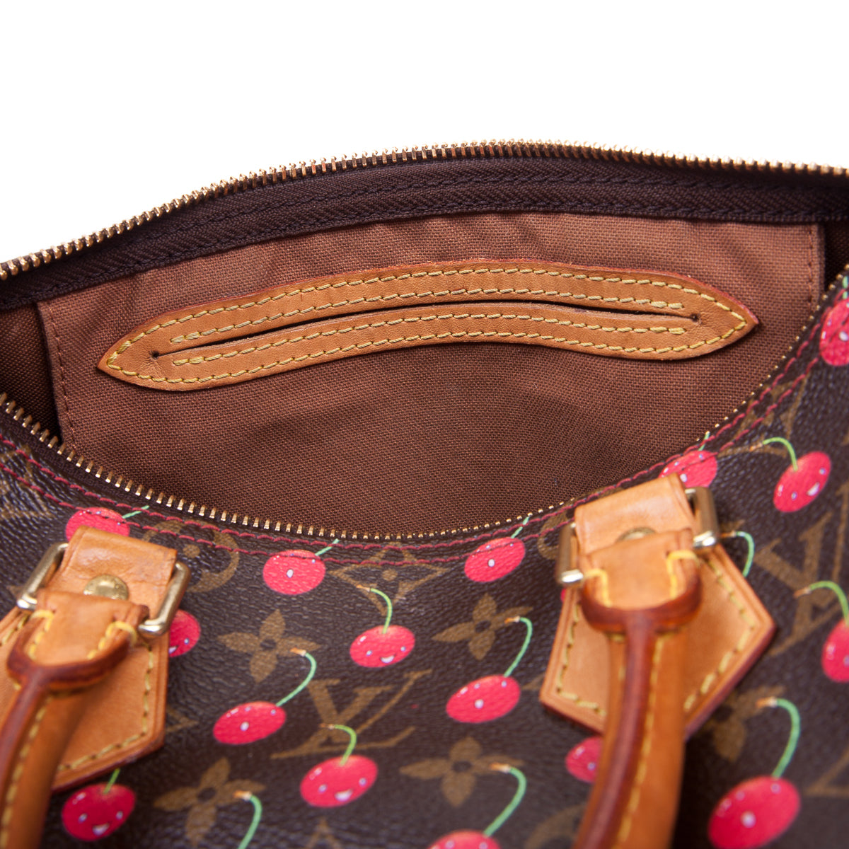 Louis-Vuitton Limited Edition Cerise Speedy 25 Bag