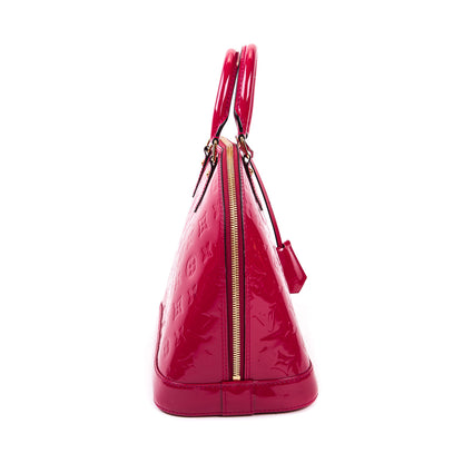 Louis-Vuitton Vernis Indian Rose Alma Monogram PM