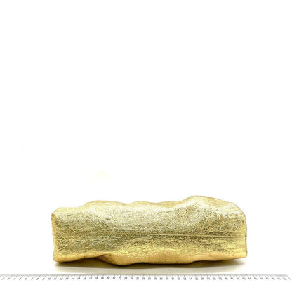 Bottega Veneta Pouch Large Gold Lambskin Leather