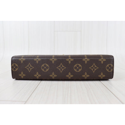 Rank A ｜LV Malesherbes Kelly Style Gold Evening Top Handle Satchel Bag ｜092705
