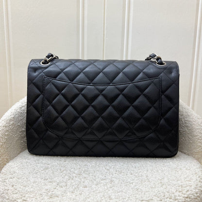 Chanel Jumbo Classic Flap DF in Black Caviar and SHW