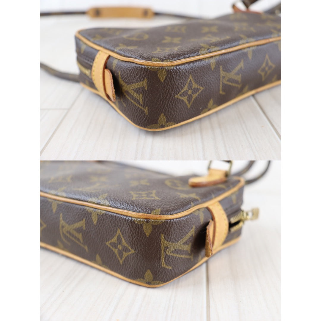 Rank AB｜LV Monogram Pochette Marley Bandolier Shoulder Bag｜092707