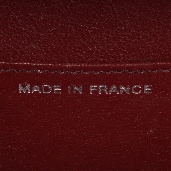 CHANEL Around 1995 Made Wood Cc Mark Logo Vanity Brown
