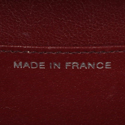 CHANEL Around 1995 Made Wood Cc Mark Logo Vanity Brown
