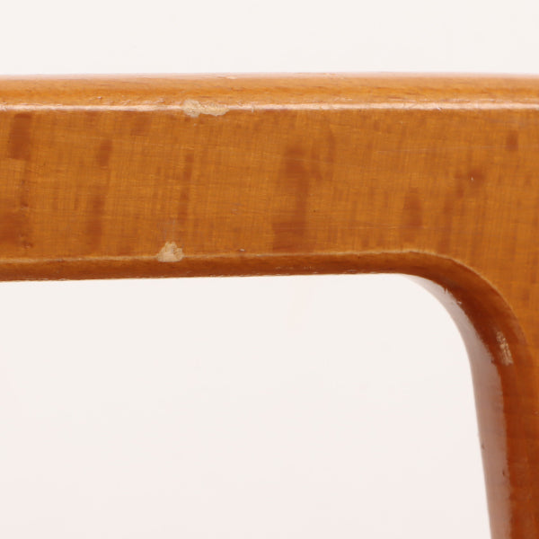 CHANEL Around 1995 Made Wood Cc Mark Logo Vanity Brown