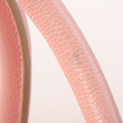 Chanel Around 2005 Made Caviar Skin Cc Mark Stitch Boston Bag Pink