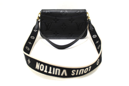Louis Vuitton Black Monogram Empreinte Diane Shoulder and Cossbody Bag