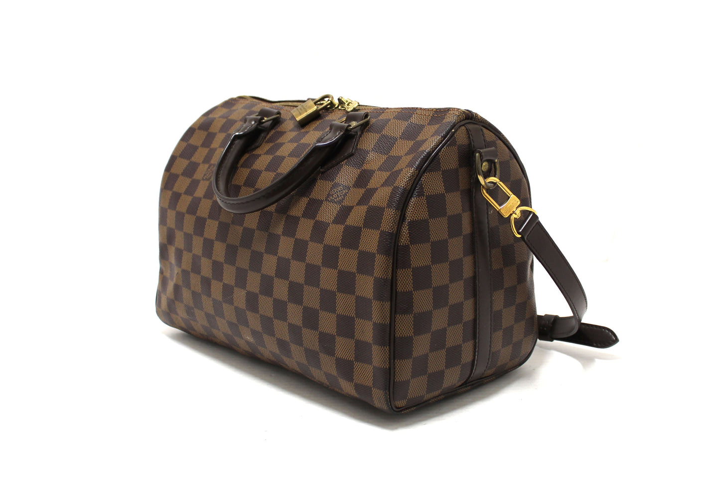 Louis Vuitton Damier Ebene Speedy 30 Bandouliere Bag