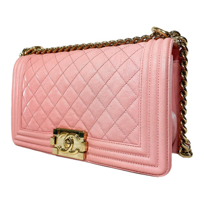 Chanel Pink Old Medium Boy Bag