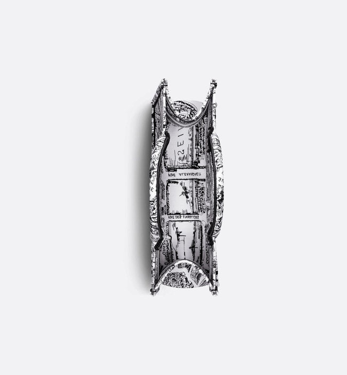 DIOR BOOK TOTE MEDIUM Plan de Paris Embroidery