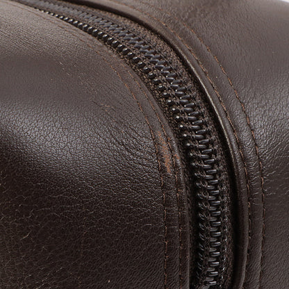 Chanel Around 2004 Made Cambon Boston Bag Dark Brown/Beige