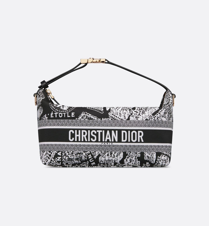 DIOR DIORTRAVEL NOMAD POUCH MEDIUM Plan de Paris Motif