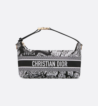 DIOR DIORTRAVEL NOMAD POUCH MEDIUM Plan de Paris Motif