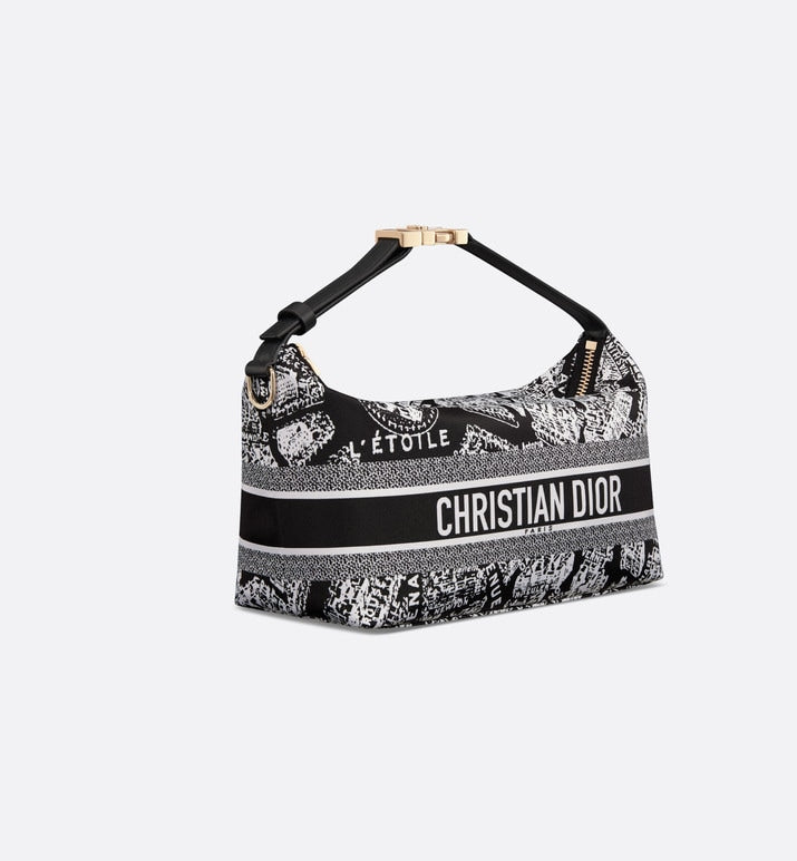 DIOR DIORTRAVEL NOMAD POUCH MEDIUM Plan de Paris Motif