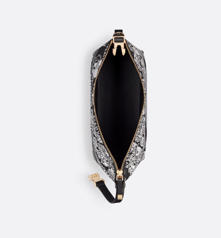DIOR DIORTRAVEL NOMAD POUCH MEDIUM Plan de Paris Motif