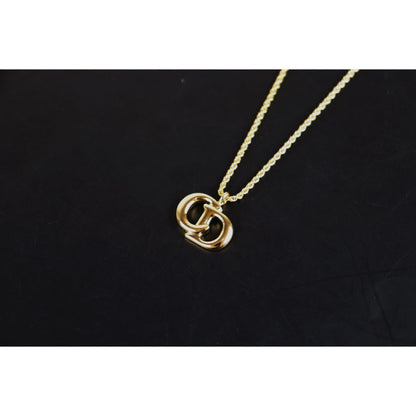 Rank SA ｜ Dior CD Necklace 18k Gold Plated ｜092801