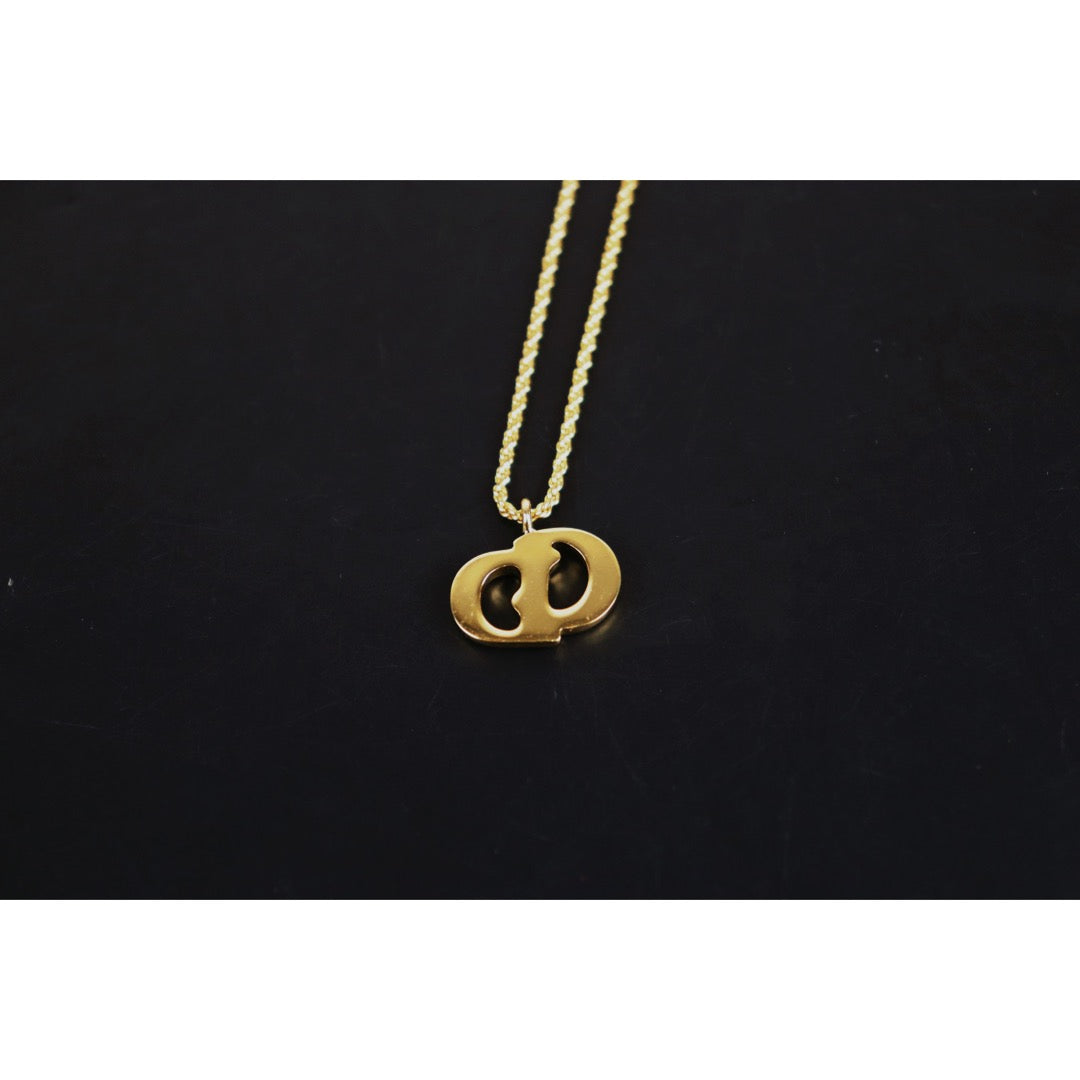 Rank SA ｜ Dior CD Necklace 18k Gold Plated ｜092801