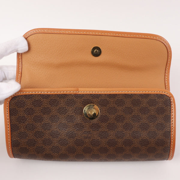 Celine Macadam Pattern Pouch Brown