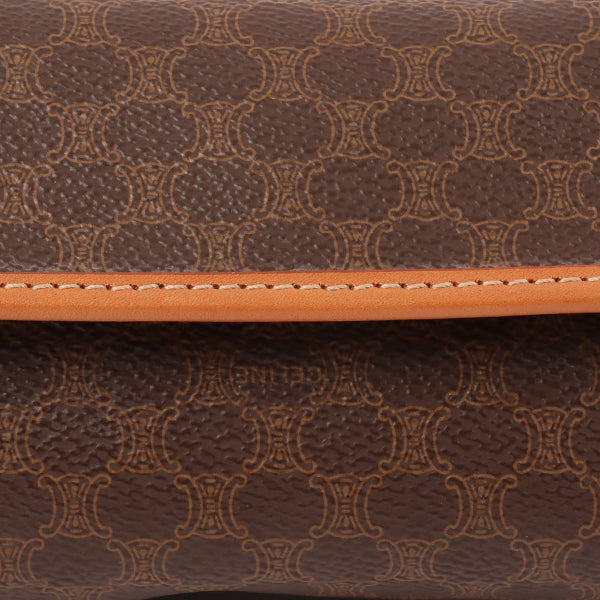 Celine Macadam Pattern Pouch Brown