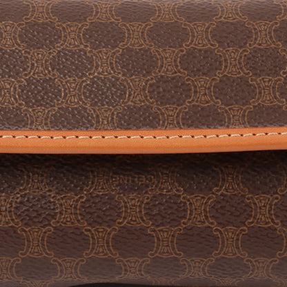 Celine Macadam Pattern Pouch Brown
