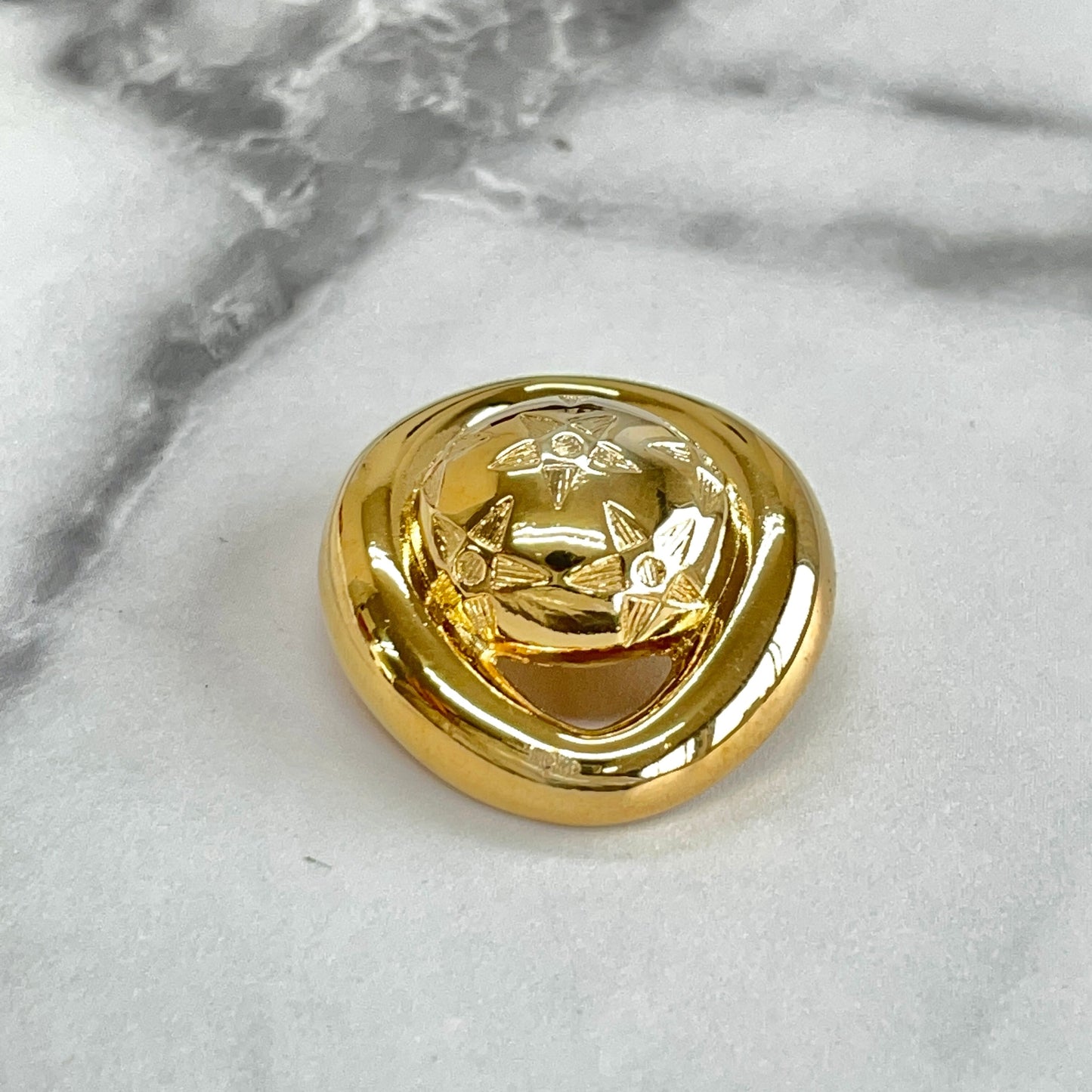 CELINE Starball  Brooch Gold Accessory Old Celine Vintage av36f6