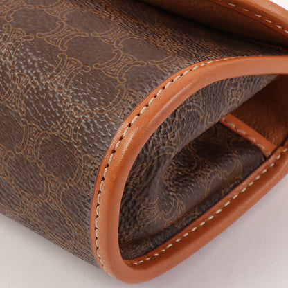 Celine Macadam Pattern Pouch Brown