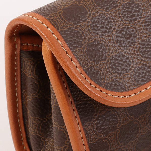 Celine Macadam Pattern Pouch Brown