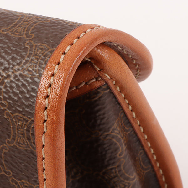 Celine Macadam Pattern Pouch Brown