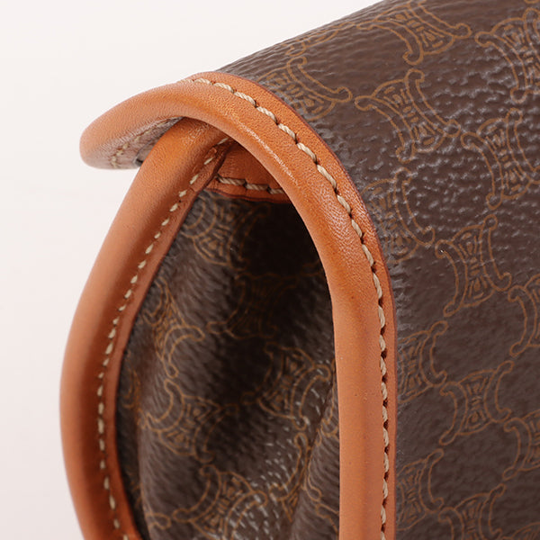 Celine Macadam Pattern Pouch Brown