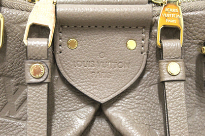 Louis Vuitton Gray Monogram Empreinte Leather Mazarine MM Bag