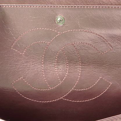 Chanel Around 2008 Made 2.55 Chain Shoulder Bag 23Cm Metallic Mauve Pink